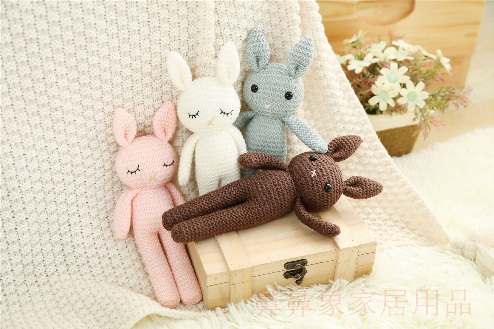 Peluche Lapin en Crochet Fait Main