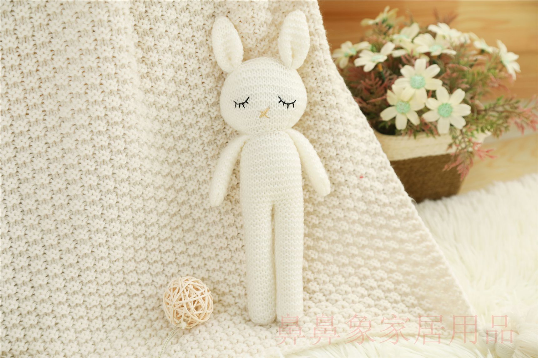 Peluche Lapin en Crochet Fait Main