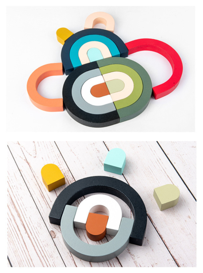 Jeu d'éveil arc-en-ciel