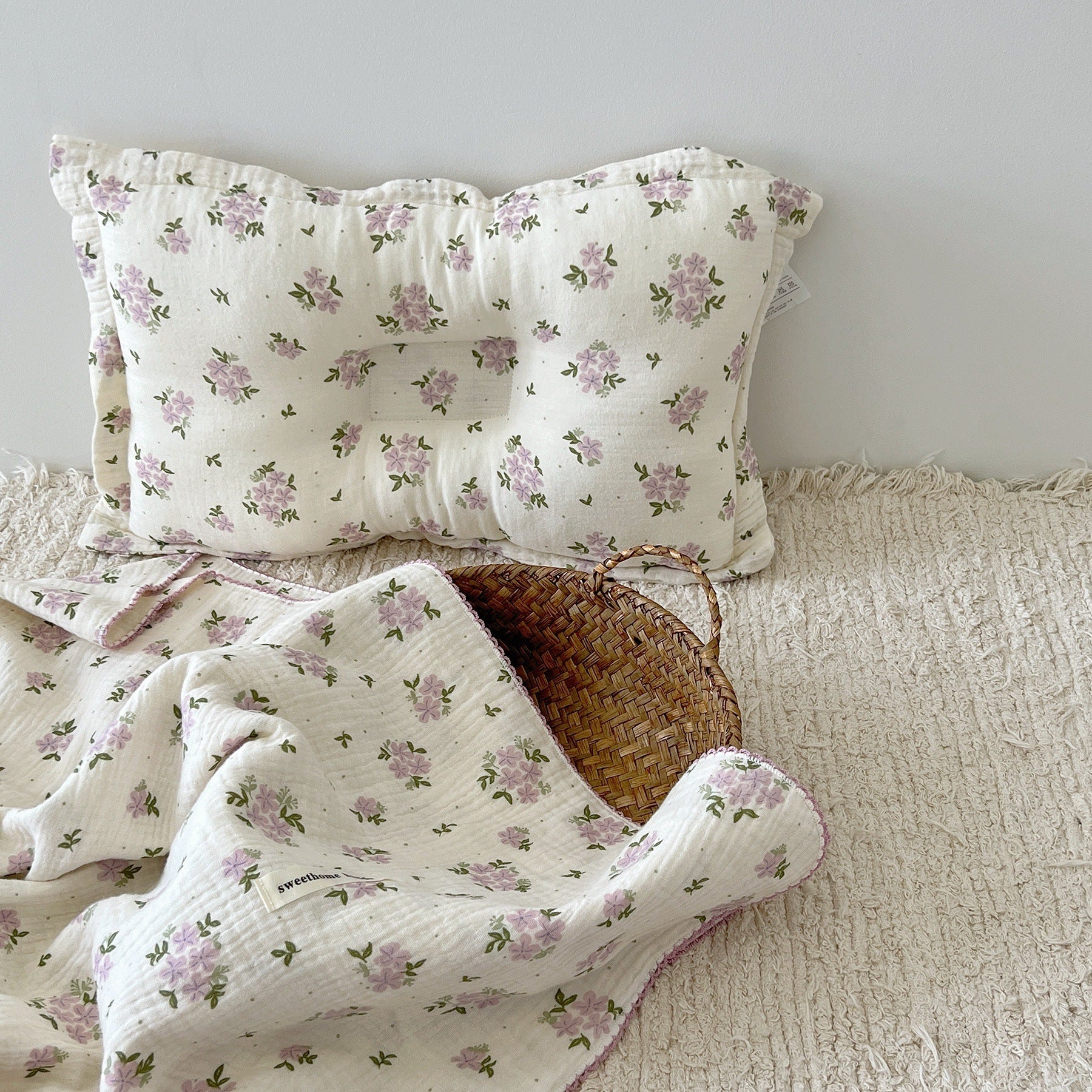 Linge de lit en gaze de coton