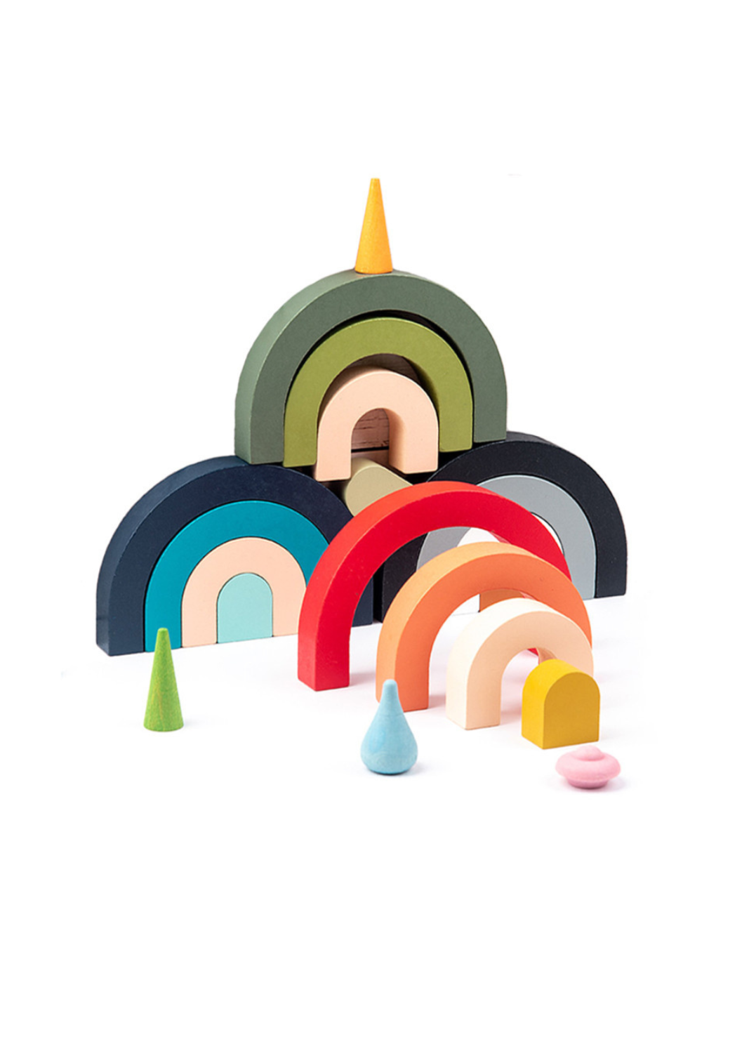 Jeu d'éveil arc-en-ciel