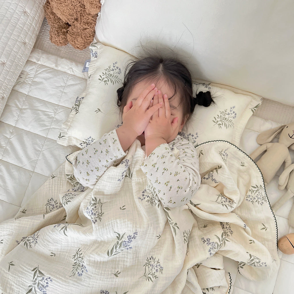 Linge de lit en gaze de coton