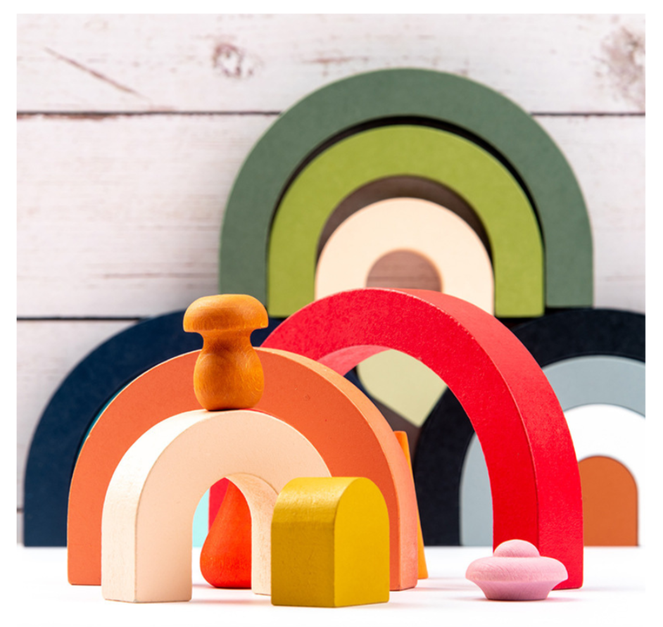 Jeu d'éveil arc-en-ciel