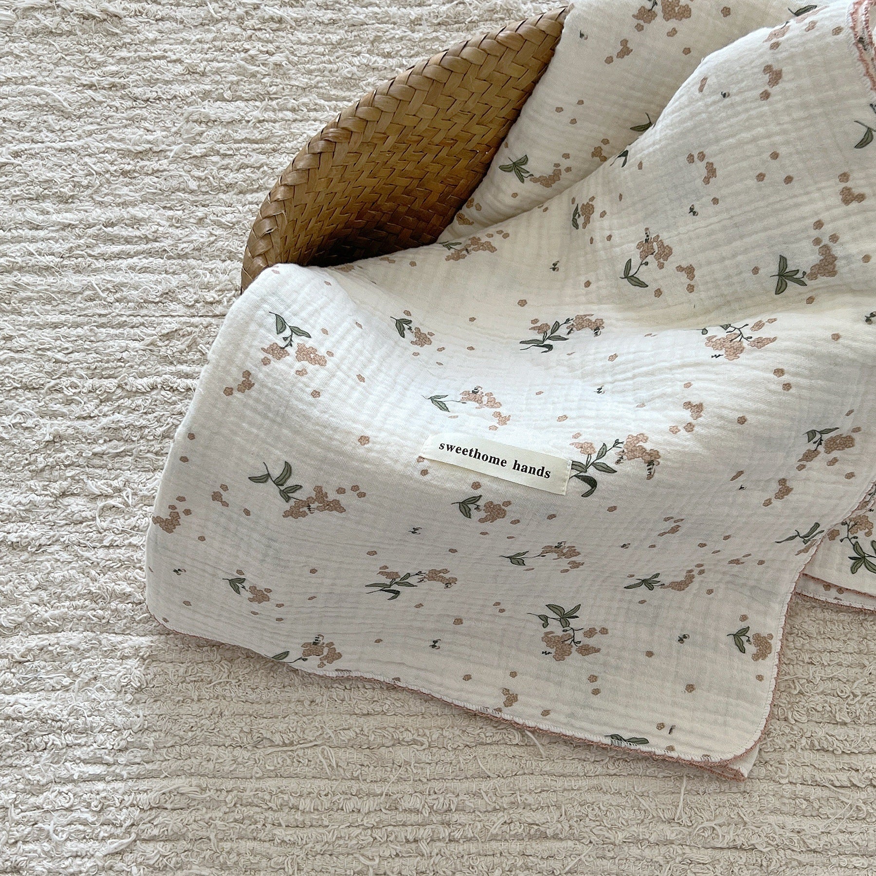 Linge de lit en gaze de coton