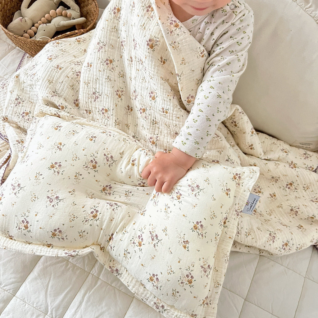 Linge de lit en gaze de coton