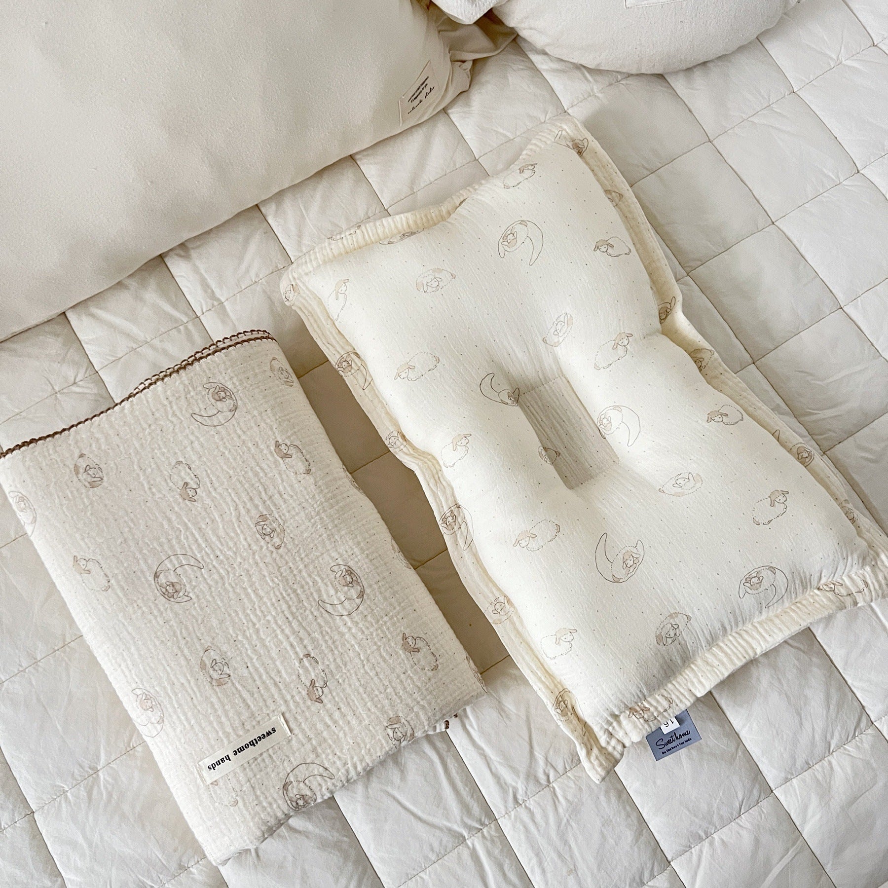 Linge de lit en gaze de coton