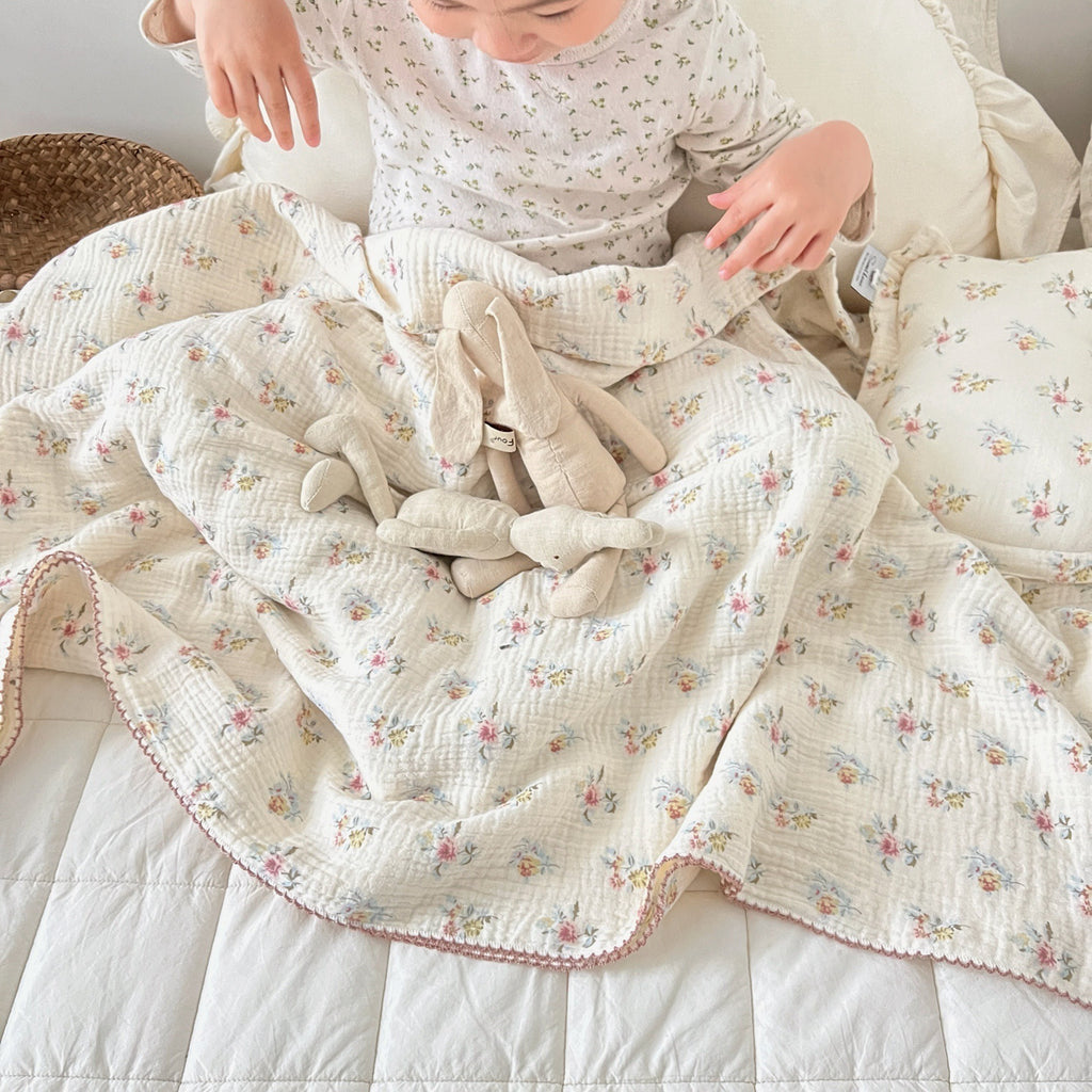 Linge de lit en gaze de coton