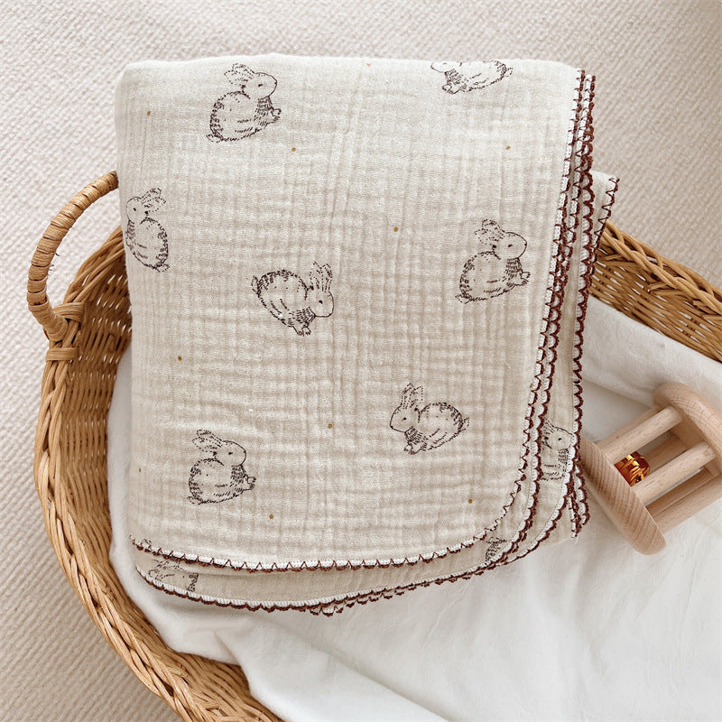 Linge de lit en gaze de coton