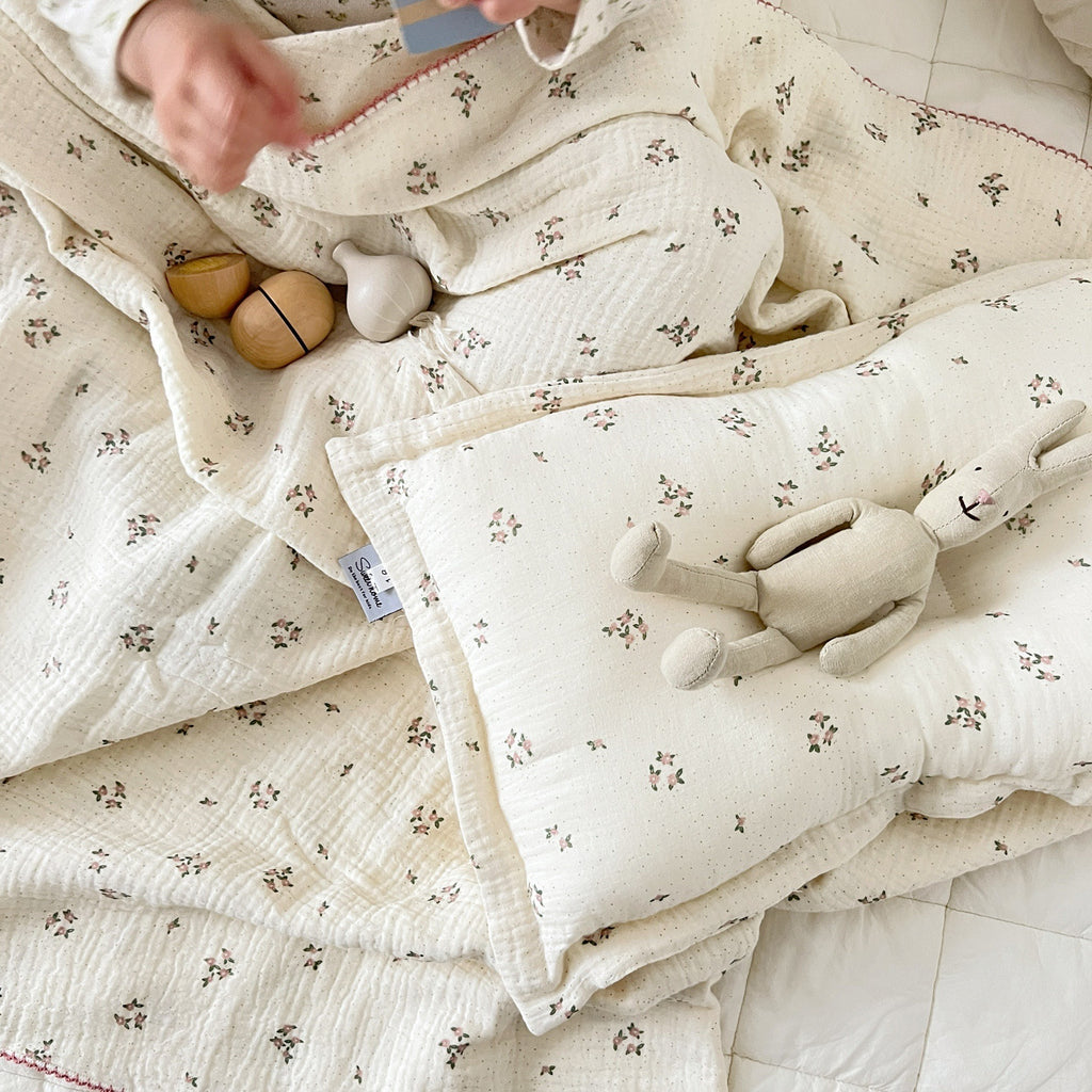 Linge de lit en gaze de coton