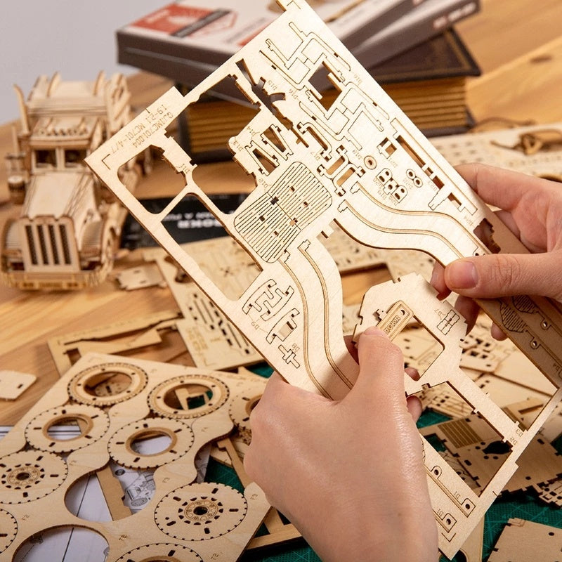 Puzzle 3D en bois
